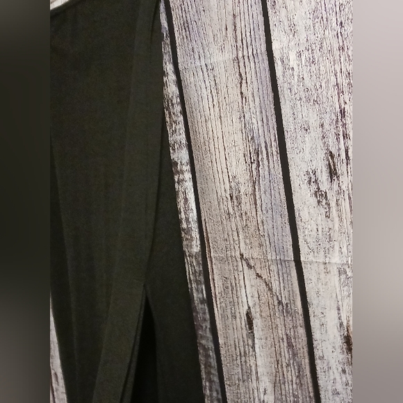 Black maxi skirt with side split sz lg - Picture 5 of 8